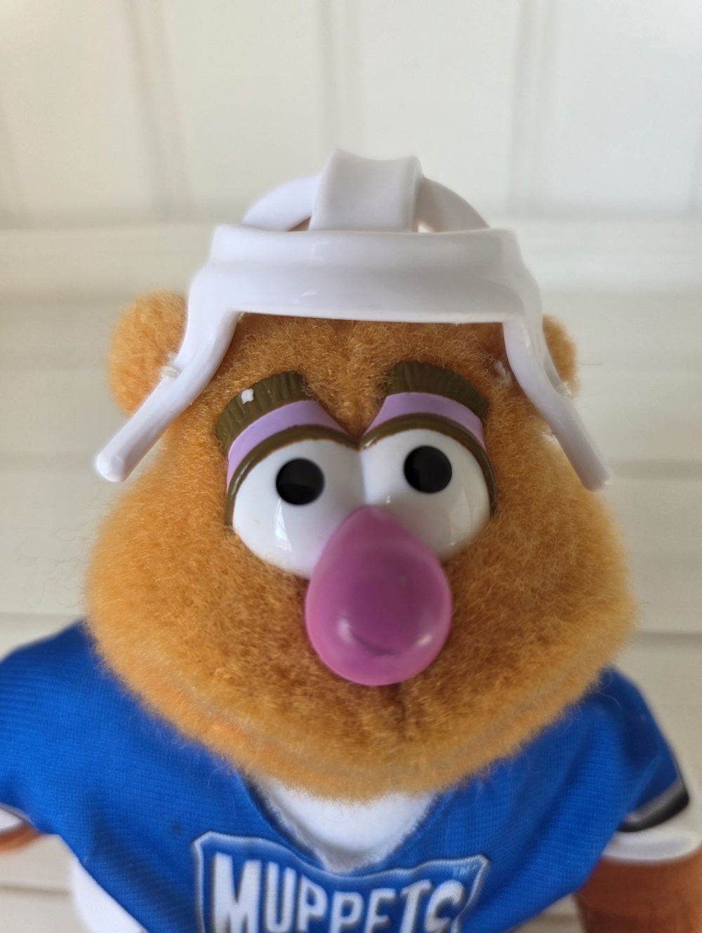 Mcdonalds 1995 The Muppets Fozzie Bear NHL Hockey Plush Stuffed Animal Toy 12" - Picture 12 of 12